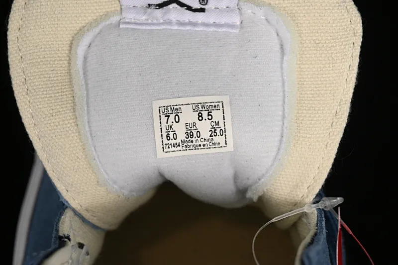 All categories Vans Vans series Vans Mid Vans Sk8-Mid Reissue 83 high-end branch blue stitching suede casual retro skateboard shoes VN000CQQDWR